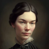 Portrait of Emily Dickinson