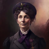 Portrait of Emmeline Pankhurst