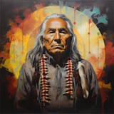 Portrait of Chief Seattle (Si'ahl)