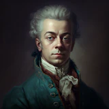 Portrait of Wolfgang Amadeus Mozart