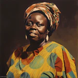 Portrait of Wangari Maathai