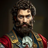 Portrait of Porthos du Vallon de Bracieux de Pierrefonds