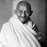 Portrait of Mahatma Gandhi
