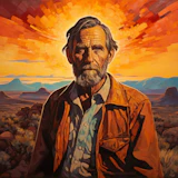 Portrait of Edward Abbey