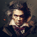 Portrait of Ludwig van Beethoven