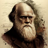 Portrait of Charles Darwin