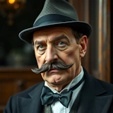 Portrait of Hercule Poirot