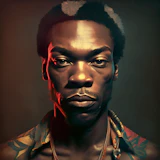 Portrait of Fela Kuti