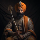 Portrait of Guru Gobind Singh