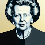 Portrait of Margaret Thatcher