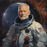Portrait of Buzz Aldrin