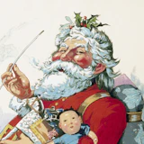 Portrait of Santa Claus