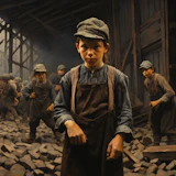 Portrait of Child Laborers