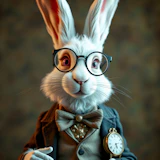 Portrait of The White Rabbit
