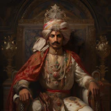 Portrait of Akbar the Great