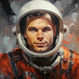 Portrait of Yuri Gagarin