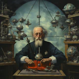 Portrait of Konstantin Tsiolkovsky