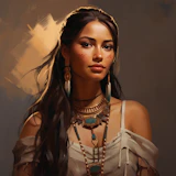 Portrait of Pocahontas