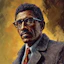 Portrait of Bayard Rustin