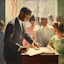Portrait of Voting Rights Act of 1965