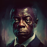 Portrait of James Baldwin