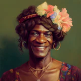 Portrait of Marsha P. Johnson