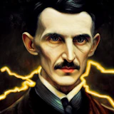 Portrait of Nikola Tesla