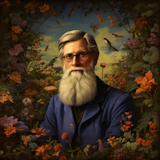Portrait of Alfred Russel Wallace