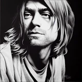 Portrait of Kurt Cobain