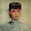 Portrait of Audrey Hepburn