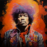 Portrait of Jimi Hendrix