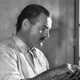 Portrait of Ernest Hemingway