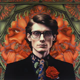 Portrait of Yves Saint Laurent
