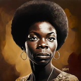 Portrait of Nina Simone