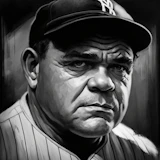 Portrait of Babe Ruth