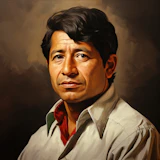 Portrait of Cesar Chavez