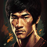Portrait of Bruce Lee