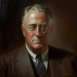 Portrait of Franklin D. Roosevelt