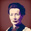 Portrait of Simone de Beauvoir