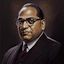 Portrait of Dr Bhimaro Ambedkar