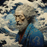 Portrait of Hokusai