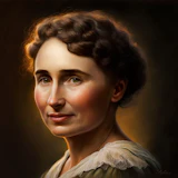 Portrait of Helen Keller