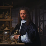 Portrait of Robert Hooke