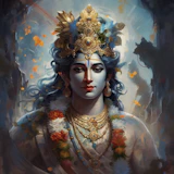 Portrait of Lord Krishna