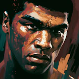 Portrait of Muhammad Ali