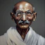 Portrait of Mahatma Gandhi