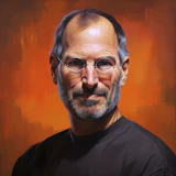 Portrait of Steve Jobs