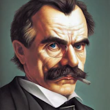 Portrait of Friedrich Nietzsche