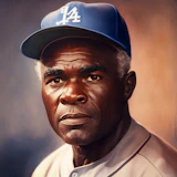 Portrait of Jackie Robinson