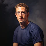 Portrait of Mark Zuckerberg